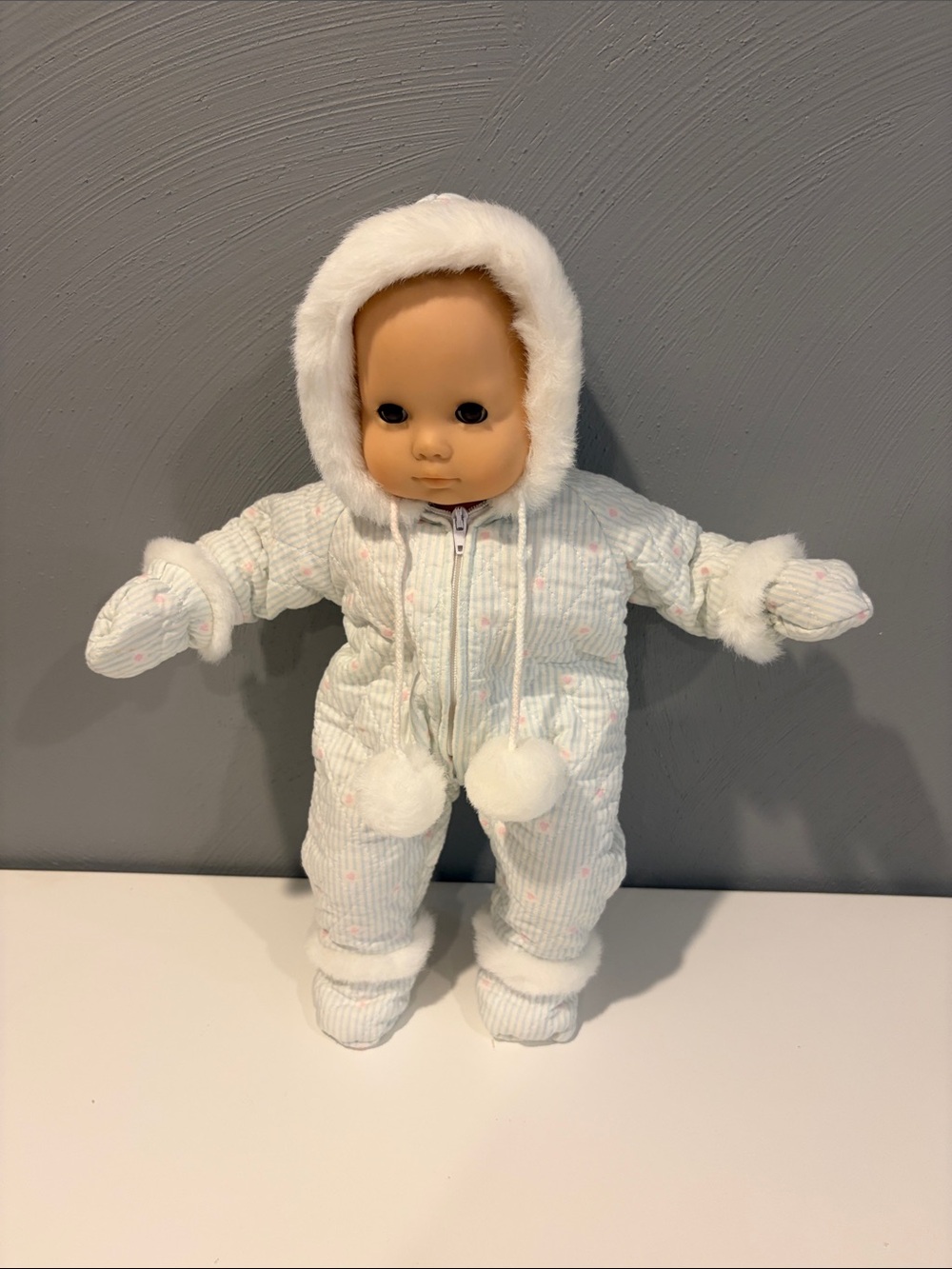 Pleasant Company American Girl Bitty Baby doll #14 in snowsuit